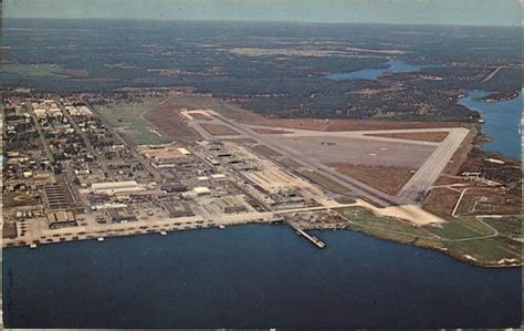Aerial View Of Us Naval Air Station Jacksonville Fl
