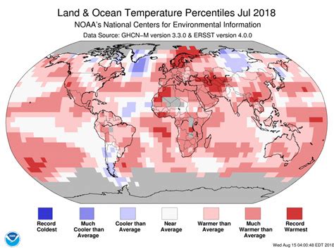 Assessing The Global Climate In July News National Centers For Environmental