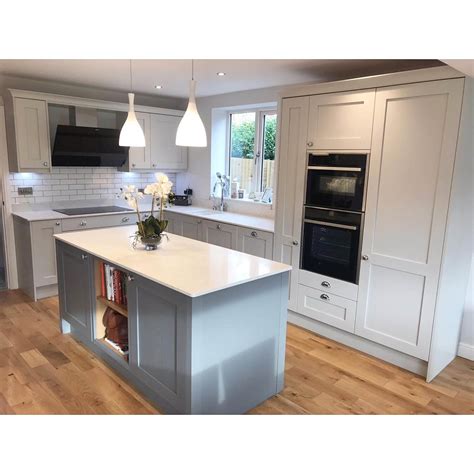 Mornington Shaker In Dove Grey And Dust Grey Concept Kitchens