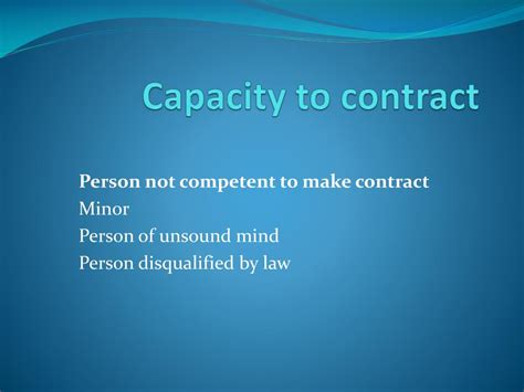 Received contract documents consist of product disclosure sheet, personal loan repayment table, and terms and conditions. Competent to contract. Legal Capacity to Enter a Contract ...
