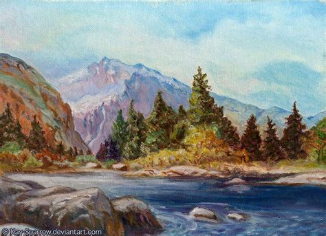 Landscape In Oils By Kay Sparrow On