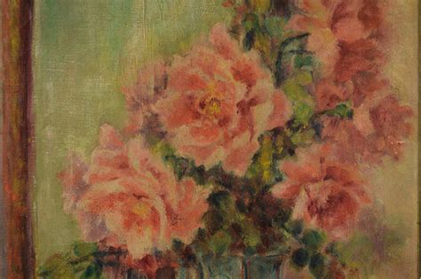 Bonnie Beach Ryan - Roses with Vase Still Life by Bonnie Beach Ryan For