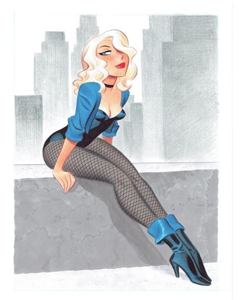 awesome art on twitter black canary by bruce timm