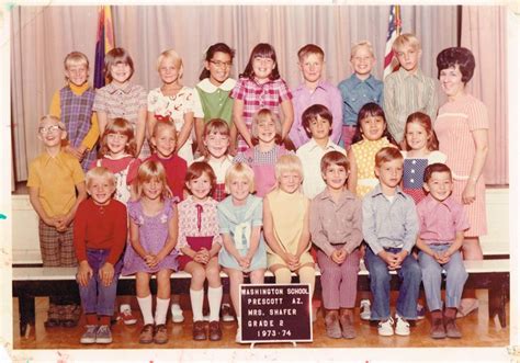 mrs schafer s 2nd grade class washington elementary school prescott arizona 1973 1974