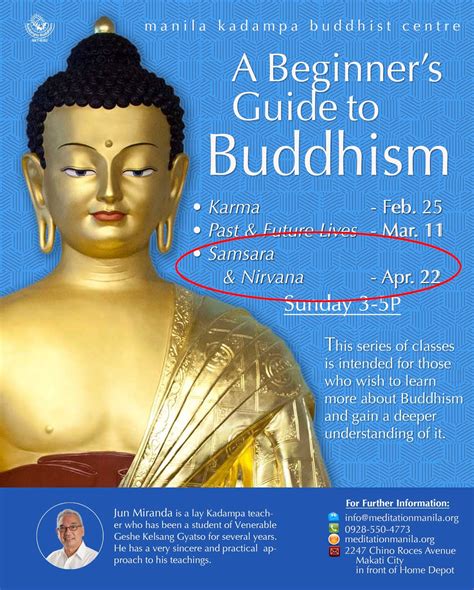 Manila Kadampa Buddhist Centre A Beginners Guide To Buddhism