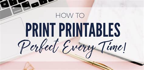 Tips For Printing Printables Perfect Every Time Applecart Lane