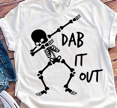 Dabbing Skeleton Svg Boy Halloween Svg Halloween Skeleton Etsy