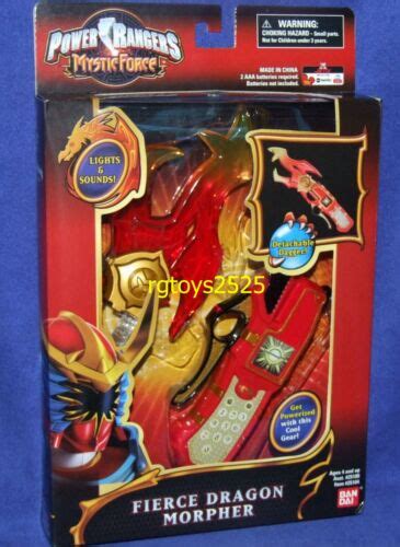 Power Rangers Mystic Force Fierce Dragon Morpher New With Lights And