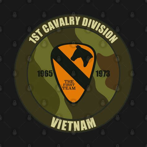 1st Cavalry Vietnam Patch Air Cav Vietnam Long Sleeve T Shirt