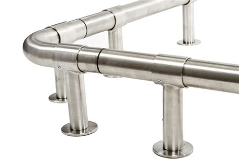 Low Level Stainless Steel Protection Rails Retail Equipment And Access