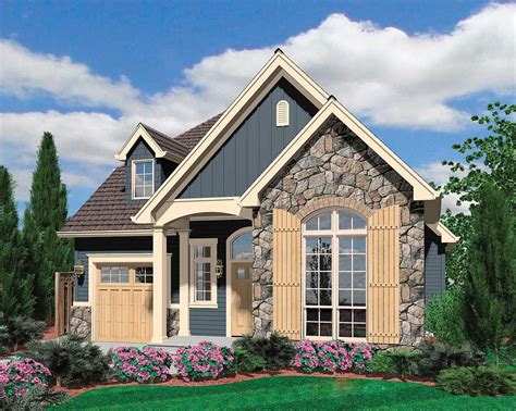 Plan 69128am European Cottage Plan With High Ceilings Small Cottage