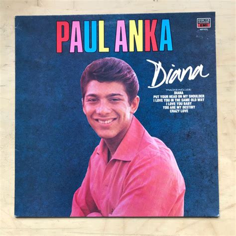 Put your head on my shoulder. Paul Anka Diana Records, LPs, Vinyl and CDs - MusicStack