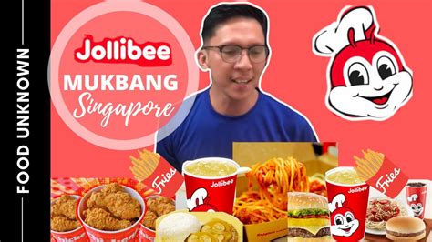 Jollibee Mukbang Singapore Jollibee Mukbang Philippines Food Unknown