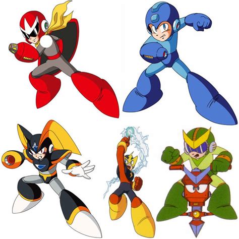 My Favorite Megaman Characters By Astroboy122 On Deviantart Mega Man