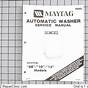 Maytag Washer Owners Manual