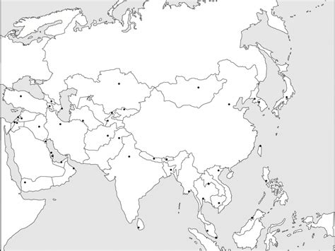 Asia Map Diagram Quizlet