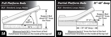 Full Bedroom Platform Beds - Partial Platform Beds | Full platform bed, Installation ...