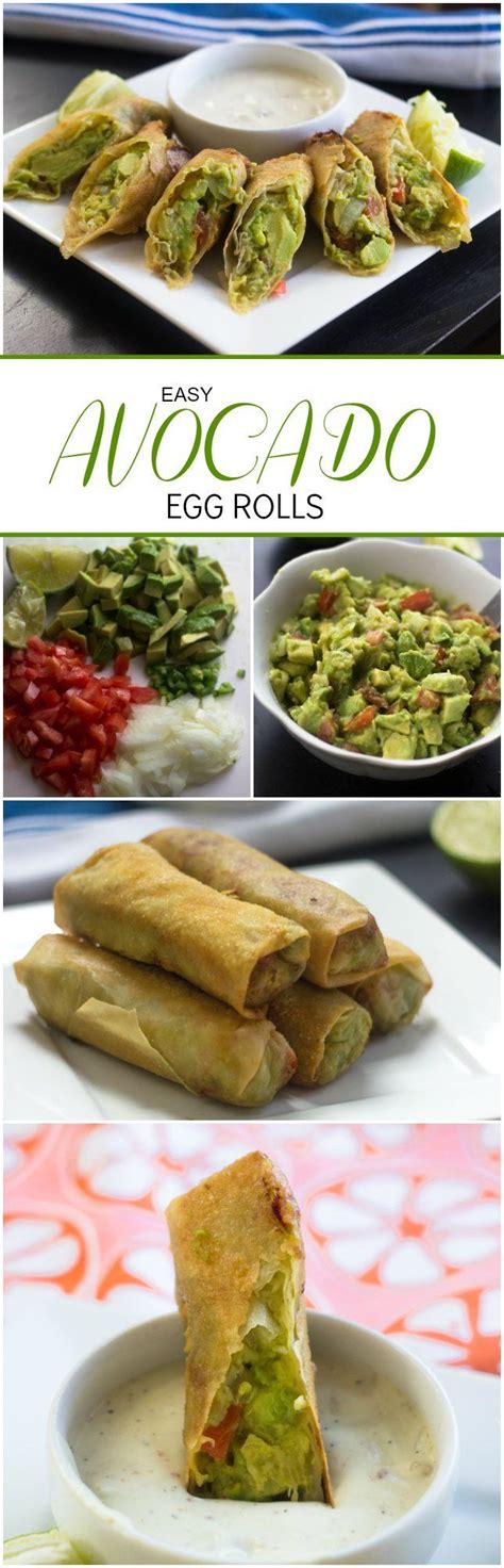 Easy Avocado Egg Rolls Just Like The Cheesecake Factory Except 1000x