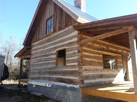 Antique Log Cabin Project Nearing Completion Ozark Custom Country Homes