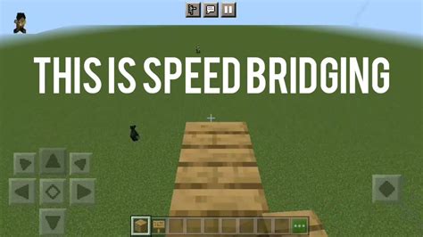 How To Speedbridge In Minecraft Pocketbedrock Edition Pro Tentlics