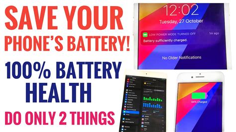 100 Percent Iphone Battery Health Do Only These 2 Things How To