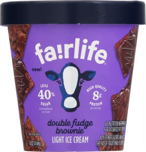 Fairlife Double Fudge Brownie Light Ice Cream 14 Fl Oz Metro Market