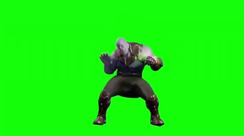 Thanos Dancing Green Screen Video Youtube