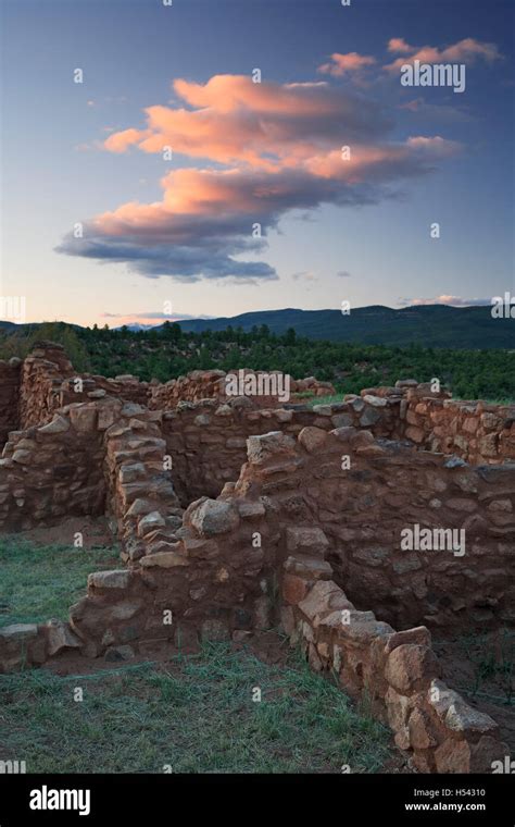 Pueblo Ruins Pecos National Historical Park Pecos New Mexico Usa