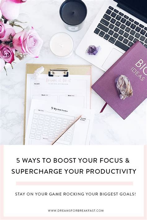 5 Ways To Boost Your Focus And Supercharge Your Productivity — Rachel
