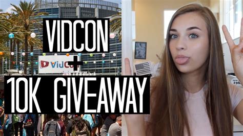 update vidcon 10k giveaway youtube