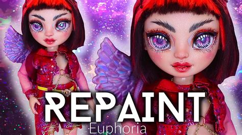 Repaint Euphoria Inspired Ooak Rainbow High Violet Willow Doll Custom