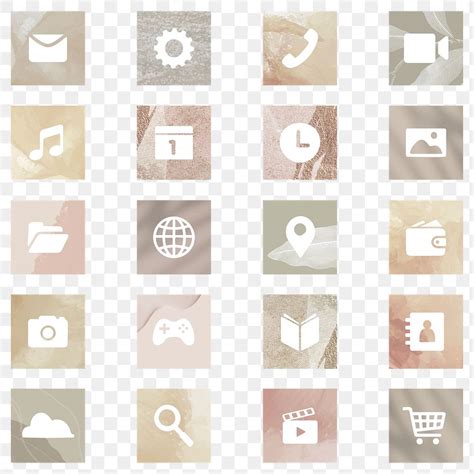Png Mobile App Icons In Aesthetic Premium Png Rawpixel
