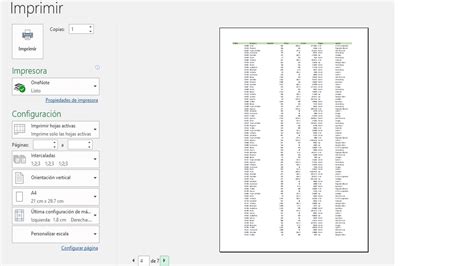 Aprende Como Imprimir En Excel En Una Sola Hoja Y Con El Mejor Formato