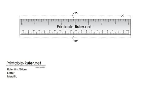 Large Ruler Printable Printable Ruler Actual Size