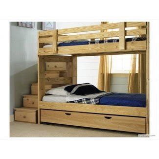 Kids love these 24 bunk beds with steps. Solid Wood Bunk Beds With Stairs - Ideas on Foter
