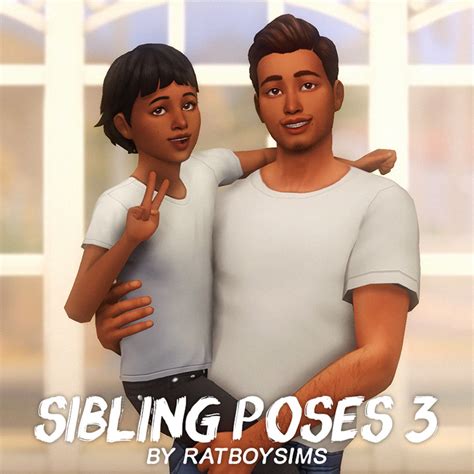 Siblings Sims 4 Cc And Pose Packs List