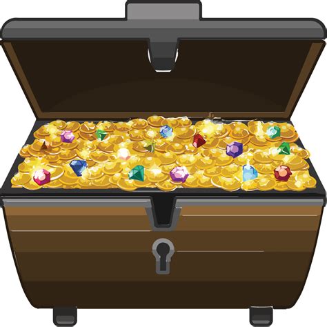 Open Treasure Chest Png