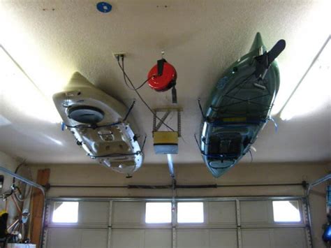 A kayak rack is quite an expensive investment, so if you are not willing to pay that much for one by yakima or thule, you can build one by your own. 13 Creative Overhead Garage Storage Ideas You Should Know