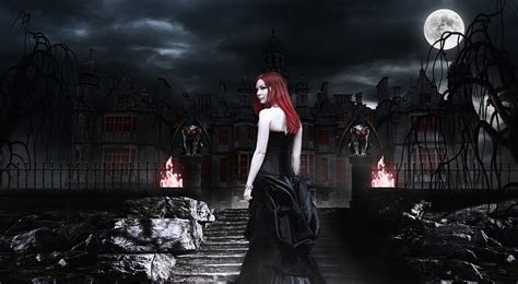 Goth Night Goth Art Woman Dark Hd Wallpaper Peakpx