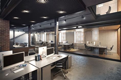 Loft On Behance Bureau Open Space Open Space Office Modern Office