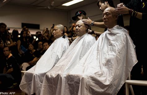HK Pro Democracy Leaders Shave Heads In Protest Asia News AsiaOne