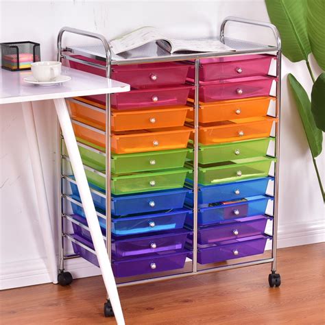 möbel and wohnen drawers rolling cabinet cart bins plastic storage organizer boxes containers cra