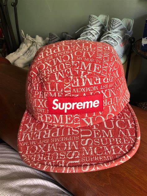 Supreme Red Supreme Hat Grailed