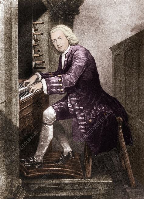 Johann Sebastian Bach German Composer Stock Image C0527732