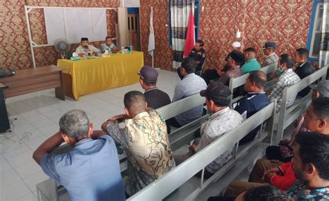 Bahas Batas Desa Kabag Pemerintahan Kabupaten Kepulauan Sula Kembali Rapat Bersama Kades Dan