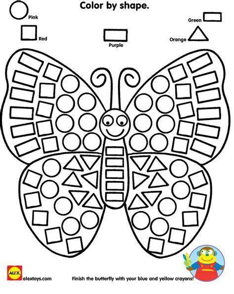 Formen Und Farben Mit Spaß Kennenlernen Shapes Worksheets Kindergarten