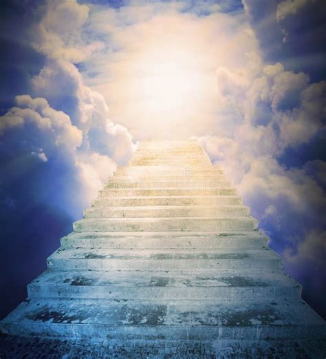Stairs To Heaven Stock Image Image Of Religious Copy 13721983