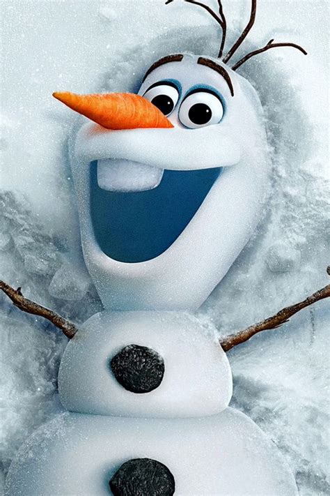Olaf Hes Making A Snow Angel