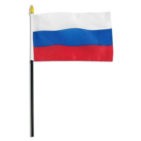 Russian Federation 4in X 6in Polyester Flag