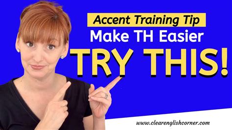 Accent Training Tip How To Pronounce The Th Sound After S And Z Youtube